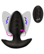 Rotating Vibrating Butt Plug w/ Remote Blk