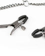 SEI MIO Twin Tweaks Velvet Collar with Nipple Clamps