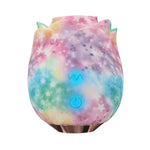 A&E Eve's Ravishing Rose Tapping Clitoral Stimulator Rainbow