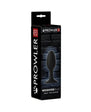 Prowler RED Weighted Butt Plug Black Small