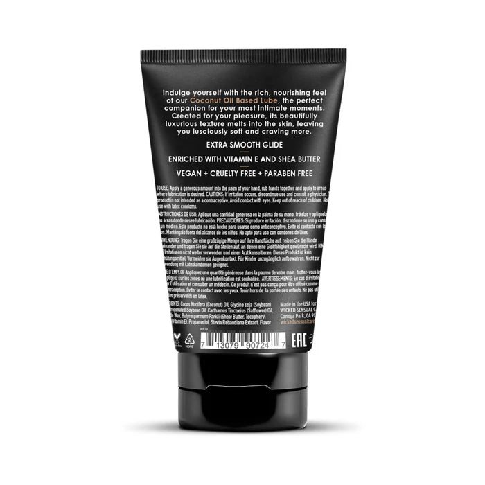 Wicked Coconut Oil Based Lubricant 4 oz.