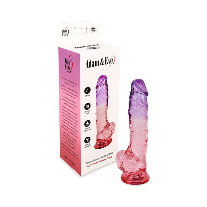 Adam & Eve Sunset Dreams Realistic Dildo 8.5 in