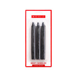 Me You Us Drip Candles 3 Pack Black
