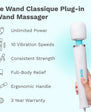 Le Wand Classique Plug-In Wand Massager