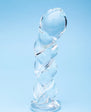 Clarity Seraphic Braid Glass Dildo