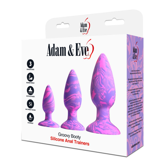 Adam & Eve Groovy Booty Silicone Anal Trainer Set