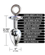 NIXIE Metal Butt Plug & Furry Handcuff Set Unicorn