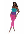 Dreamgirl Reversible Ombre Mesh Bodystocking Neon Rainbow O/S