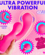 BANG! Gyro Rabbit Silicone Vibrator Pink