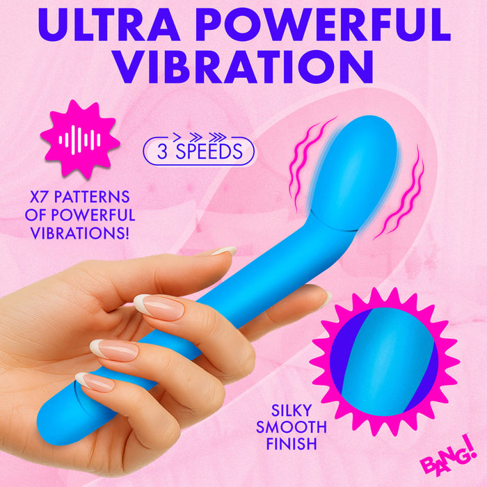 BANG! Slim G-Spot Vibrator Blue