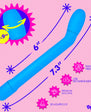 BANG! Slim G-Spot Vibrator Blue