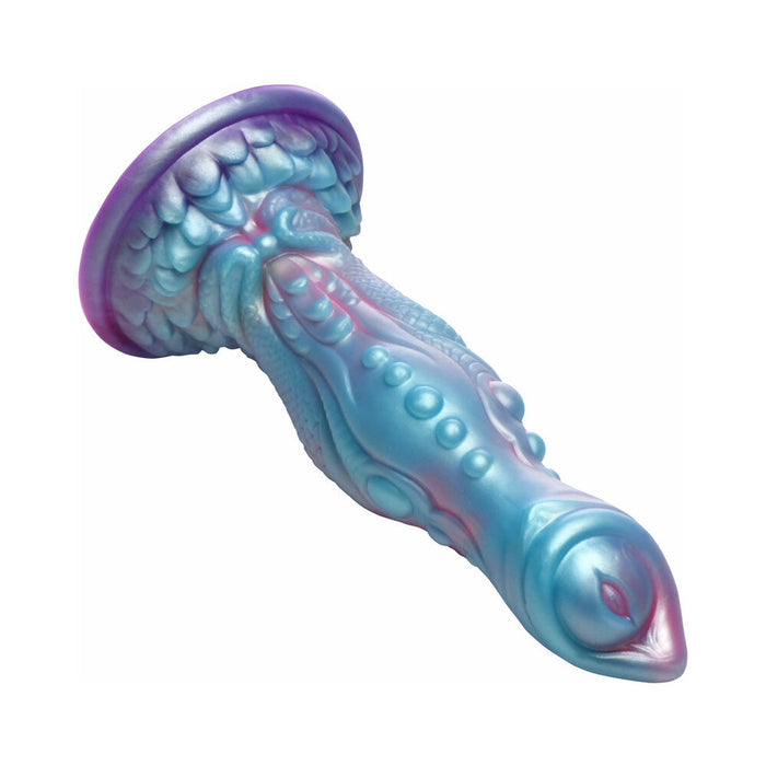 Creature Cocks Delphine Mermaid Silicone Dildo - Blue/Pink