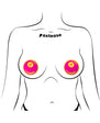 Pastease Neon Pink & Yellow 8-Ball Breast Pasties