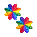 Pastease Rainbow Kaleidoscope Petal Breast Pasties