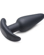 BANG! 21X Vibrating Silicone Butt Plug with Remote Control Black