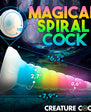 Creature Cocks Uni-Glow Glow-in-the-Dark Rainbow Silicone Dildo