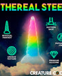 Creature Cocks Uni-Glow Glow-in-the-Dark Rainbow Silicone Dildo