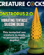 Creature Cocks Monstropus 2.0 Vibrating Tentacle Silicone Dildo