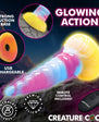 Creature Cocks Unicorn Glow-in-the-Dark Vibrating Silicone Dildo
