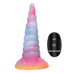 Creature Cocks Unicorn Glow-in-the-Dark Vibrating Silicone Dildo