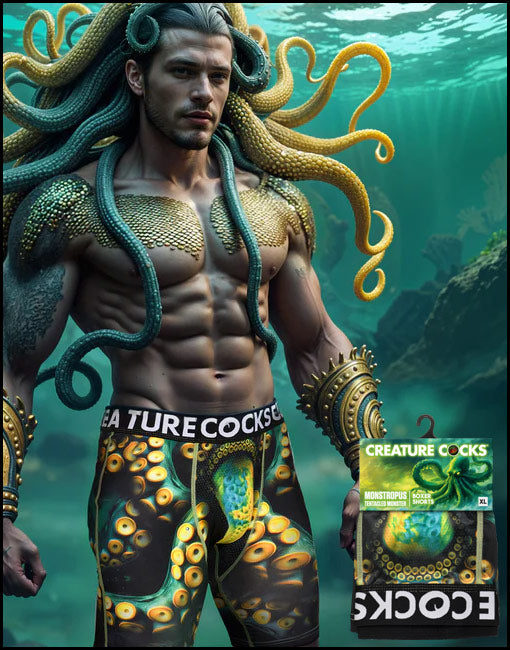 Creature Cocks - Creature Wear Monstropus Tentacled Monster Boxer Shorts