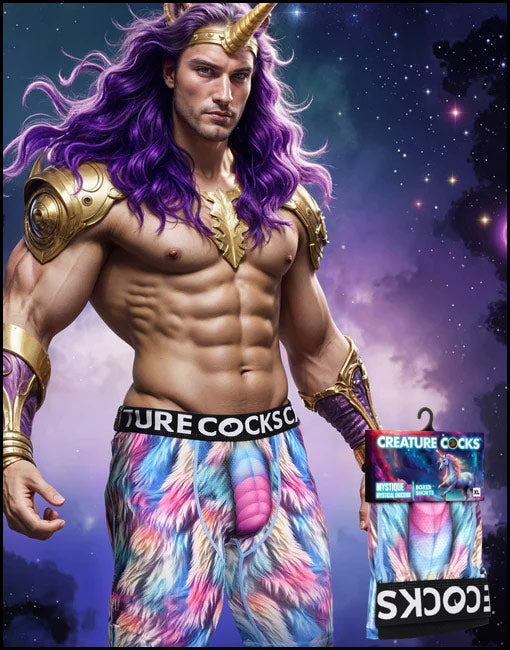 Creature Cocks - Creature Wear Mystique Unicorn Boxer Shorts