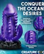 Creature Cocks Leviathan Silicone Dildo - Purple/Black