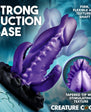 Creature Cocks Leviathan Silicone Dildo - Purple/Black