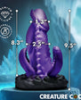 Creature Cocks Leviathan Silicone Dildo - Purple/Black