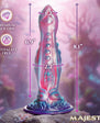 Creature Cocks Delphine Mermaid Silicone Dildo - Blue/Pink