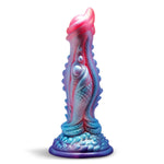 Creature Cocks Delphine Mermaid Silicone Dildo - Blue/Pink