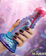 Creature Cocks Delphine Mermaid Silicone Dildo - Blue/Pink