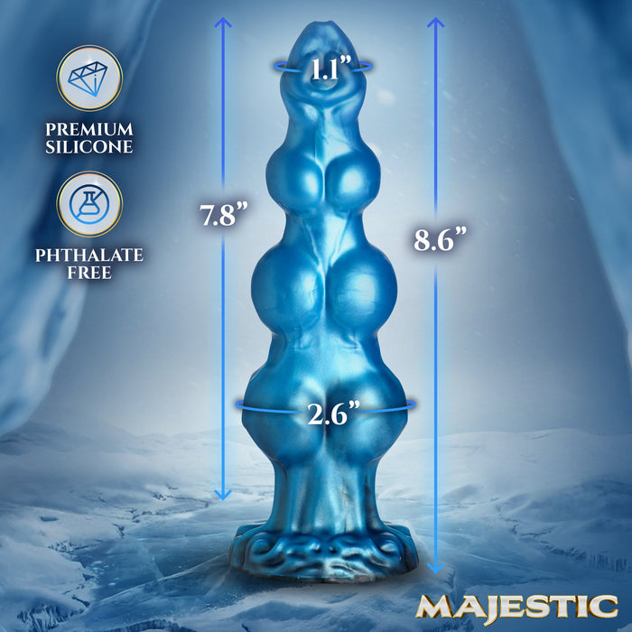 Creature Cocks Auren Wolf King Silicone Dildo - Blue