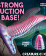 Creature Cocks Mega-Tenta Vibrating Rechargeable Silicone Dildo with Remote Control - Multicolor