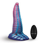 Creature Cocks Mega-Tenta Vibrating Rechargeable Silicone Dildo with Remote Control - Multicolor