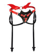 Creature Cocks Maelith Adjustable Strap-On Harness - Red/Black