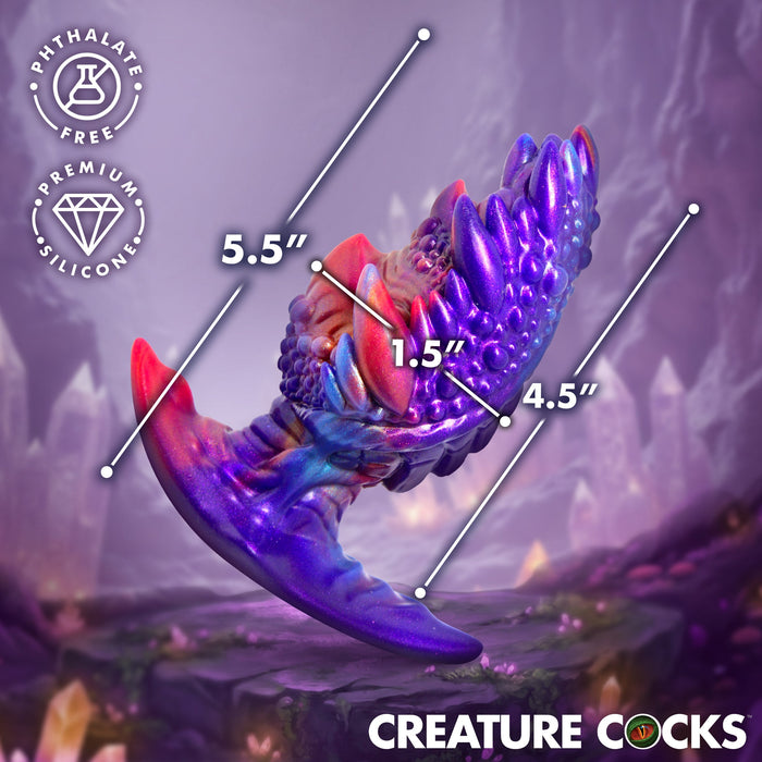 Creature Cocks Volkron Silicone Butt Plug - Multicolor