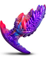 Creature Cocks Volkron Silicone Butt Plug - Multicolor