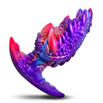 Creature Cocks Volkron Silicone Butt Plug - Multicolor