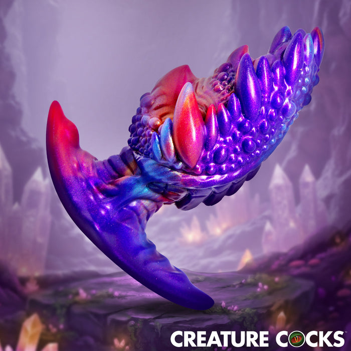 Creature Cocks Volkron Silicone Butt Plug - Multicolor