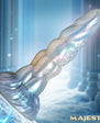Creature Cocks Crysta Silicone Dildo - Blue/White