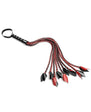 Saffron Braided Flogger - Black/Red