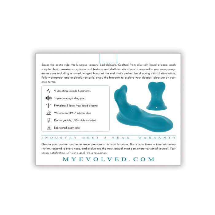 Evolved Bump & Grind External Stimulator - Teal