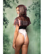 Dangerous Darling 3 pc Set - Black/White S/M
