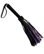 Rouge Short Suede Flogger - Black/Purple