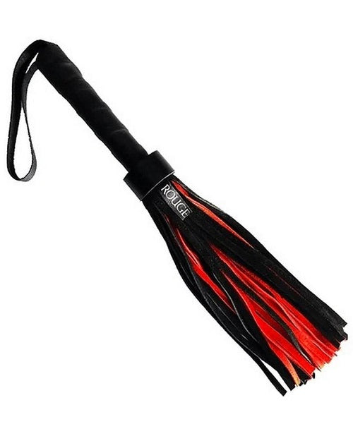Rouge Short Suede Flogger - Black/Red