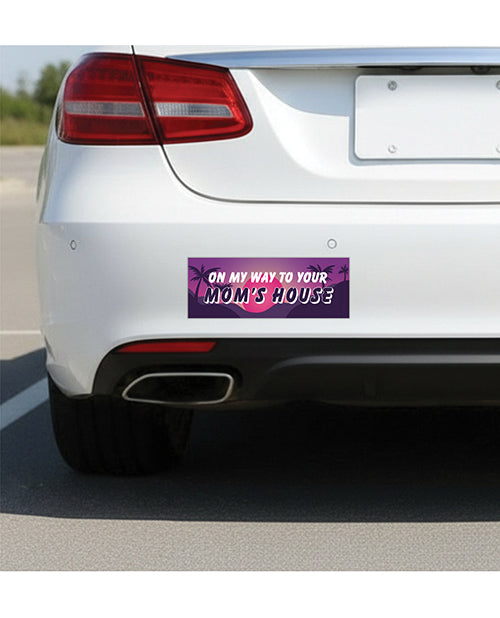 On My Way To Your Mom's House Car Magnet