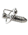 Rouge Stainless Steel Hollow Beaded Urethral Probe and Cock Ring