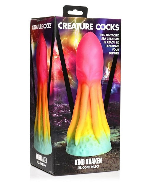 Creature Cocks King Kraken Silicone Dildo - 8.1in