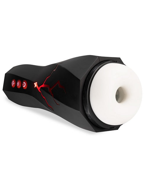 M For Men Storm Rechargeable Masturbator - Black/Red
